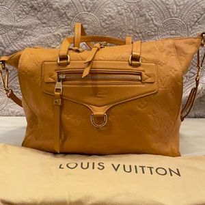 Louis Vuitton Lumineuse mustard yellow handbag